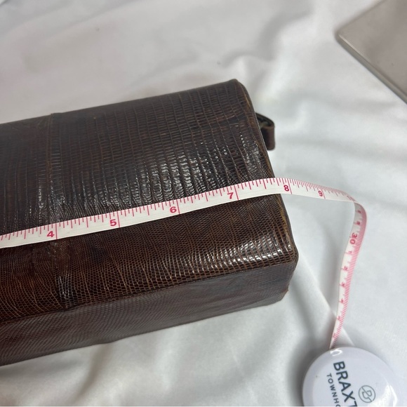 Vintage 1950’s Lizard Skin Box Purse - Picture 8 of 11